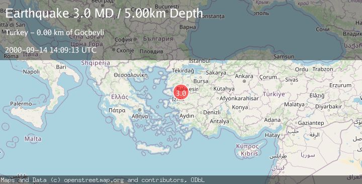 Map of WESTERN TURKEY
