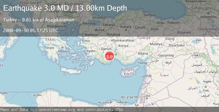 Map of WESTERN TURKEY
