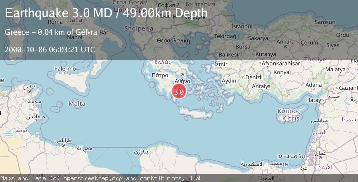 Map of SOUTHERN GREECE