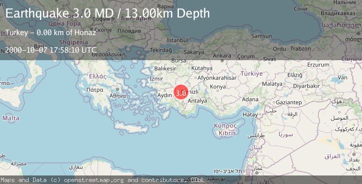 Map of WESTERN TURKEY