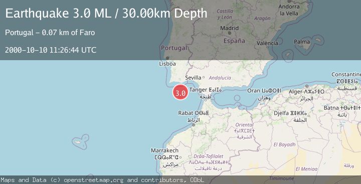 Map of STRAIT OF GIBRALTAR