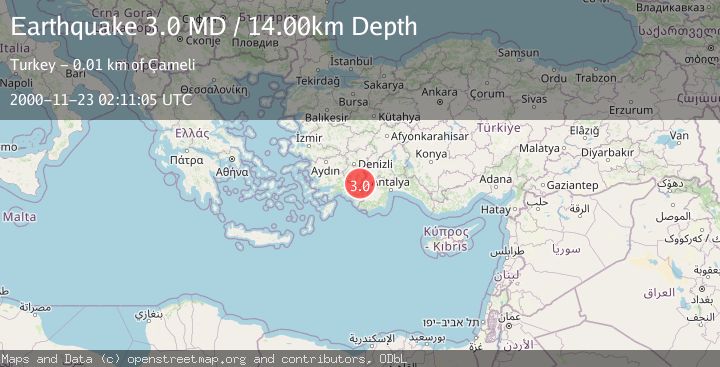 Map of WESTERN TURKEY