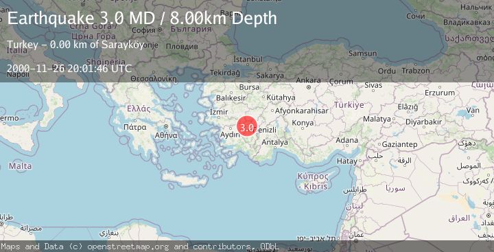 Map of WESTERN TURKEY