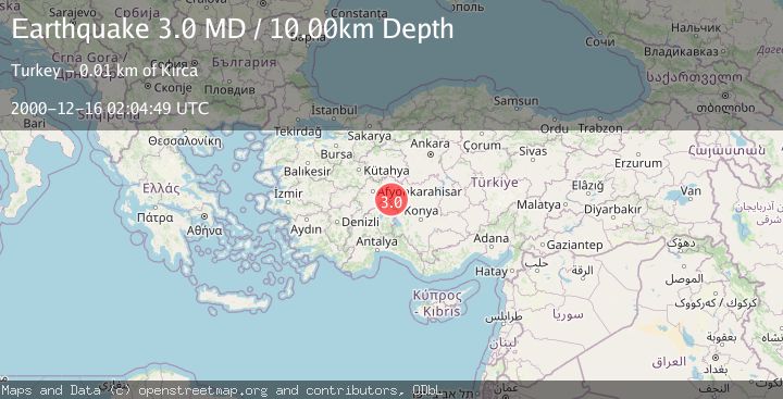 Map of WESTERN TURKEY
