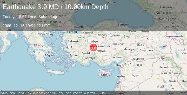 Map of WESTERN TURKEY