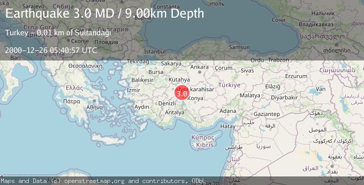 Map of WESTERN TURKEY