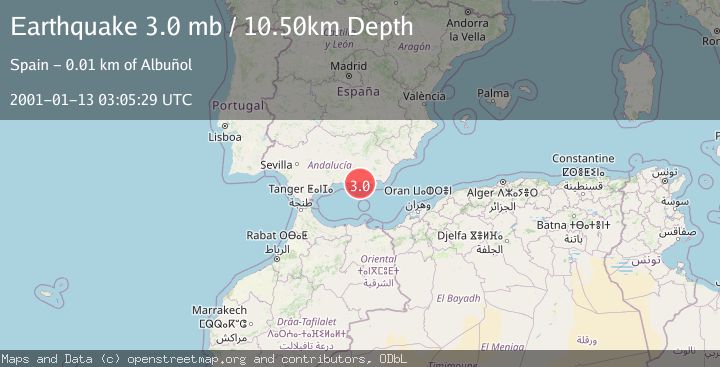 Map of STRAIT OF GIBRALTAR