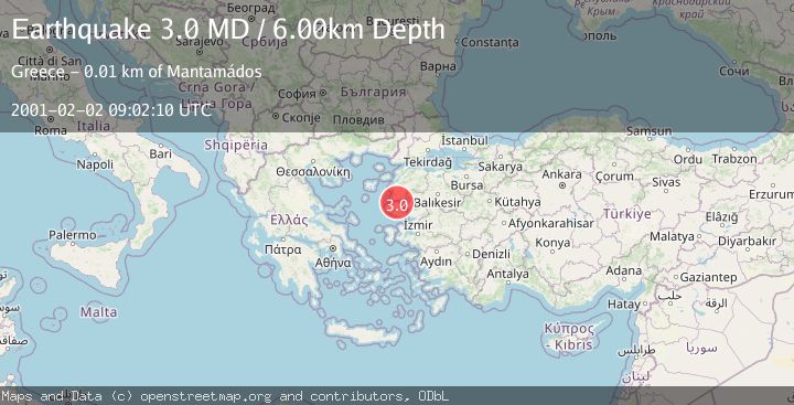 Map of NEAR THE COAST OF WESTERN TURKEY