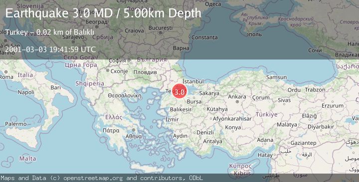Map of WESTERN TURKEY