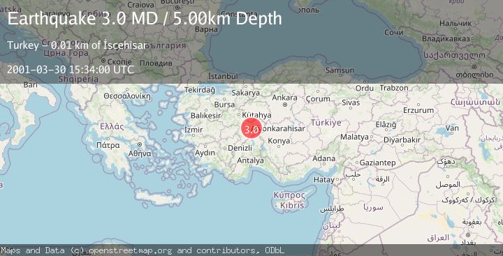 Map of WESTERN TURKEY