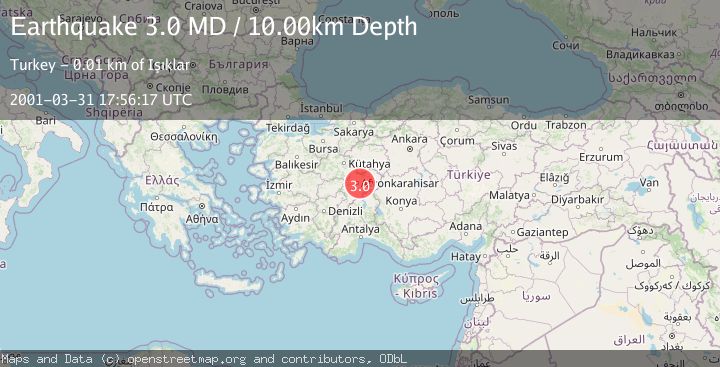 Map of WESTERN TURKEY