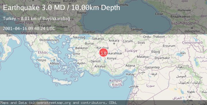 Map of WESTERN TURKEY