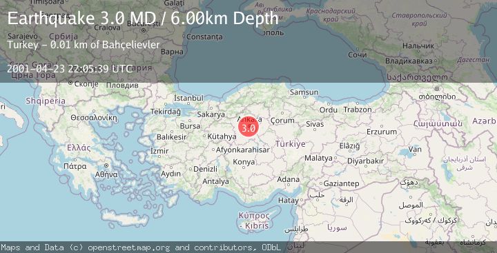 Map of CENTRAL TURKEY