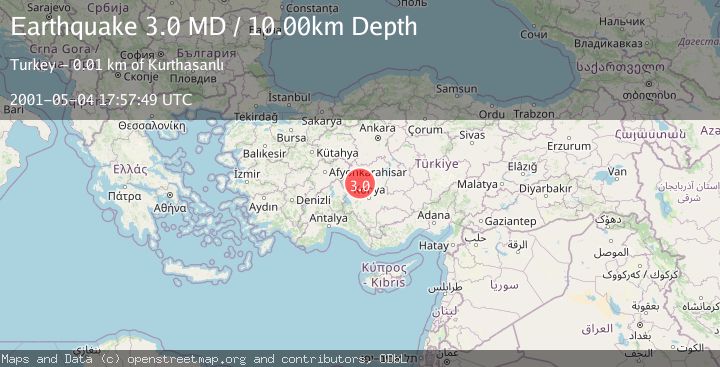 Map of CENTRAL TURKEY