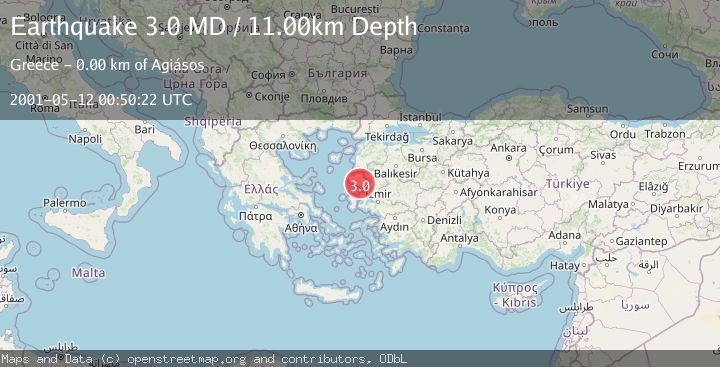 Map of NEAR THE COAST OF WESTERN TURKEY