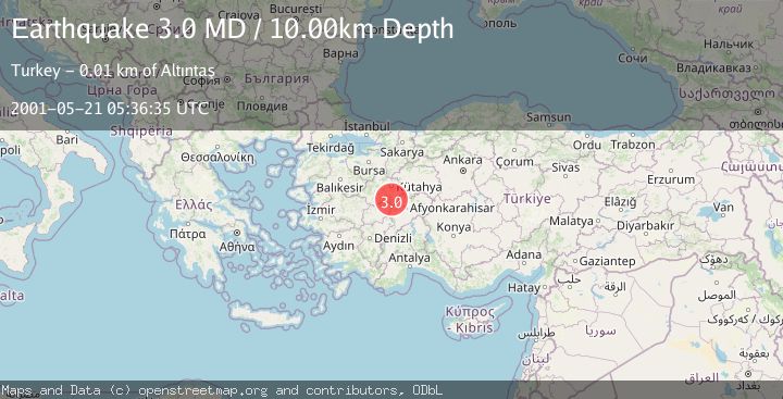 Map of WESTERN TURKEY