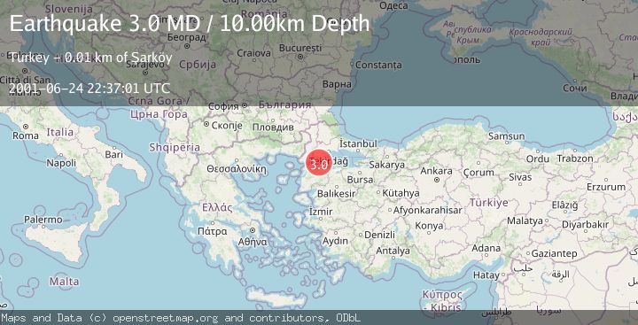 Map of WESTERN TURKEY