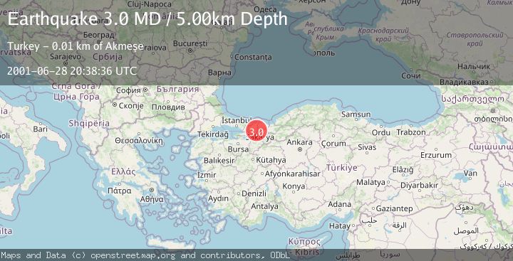 Map of WESTERN TURKEY