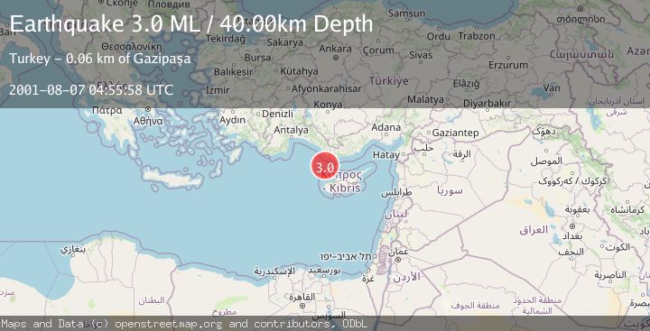 Map of CYPRUS REGION
