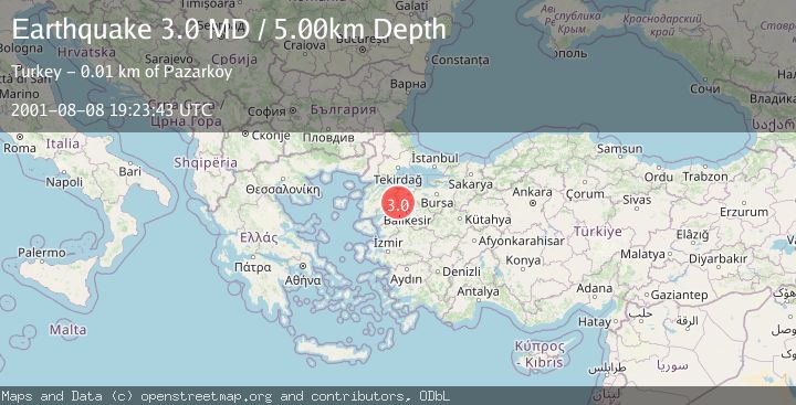 Map of WESTERN TURKEY