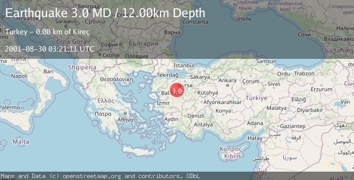 Map of WESTERN TURKEY