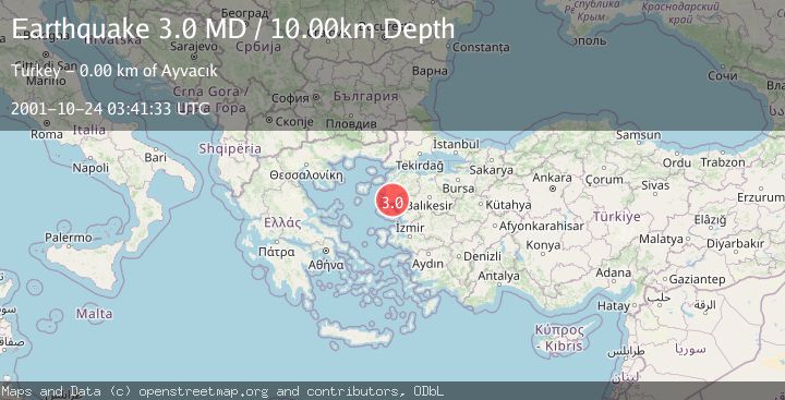Map of NEAR THE COAST OF WESTERN TURKEY