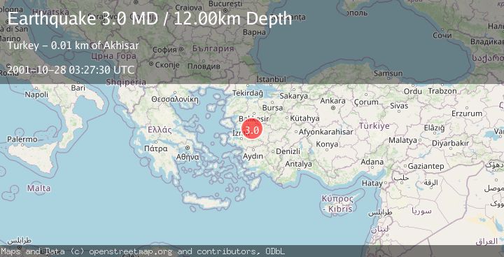 Map of WESTERN TURKEY