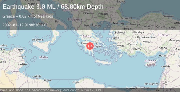 Map of SOUTHERN GREECE