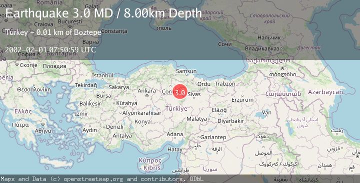 Map of CENTRAL TURKEY