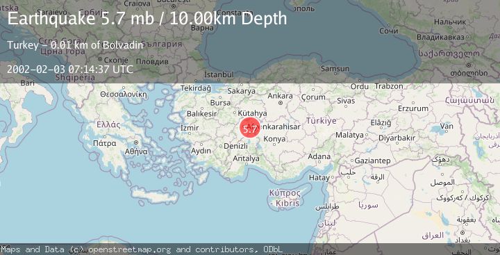 Map of WESTERN TURKEY