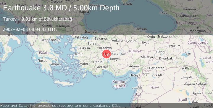 Map of WESTERN TURKEY