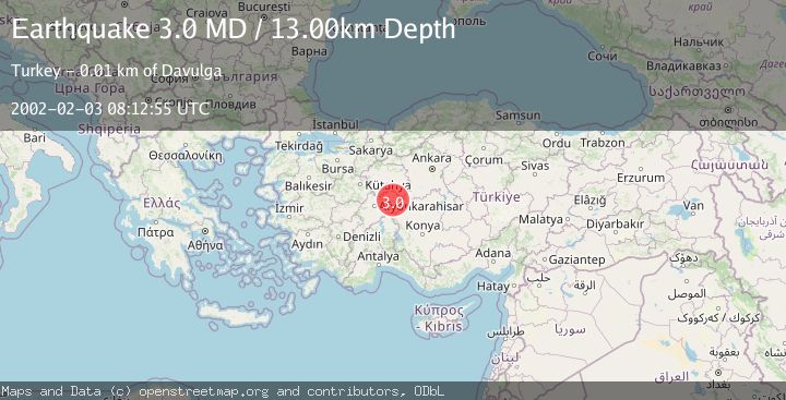 Map of WESTERN TURKEY