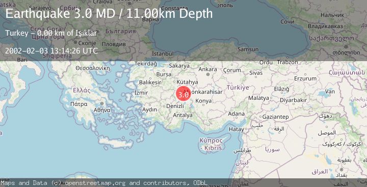 Map of WESTERN TURKEY