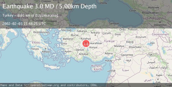 Map of WESTERN TURKEY