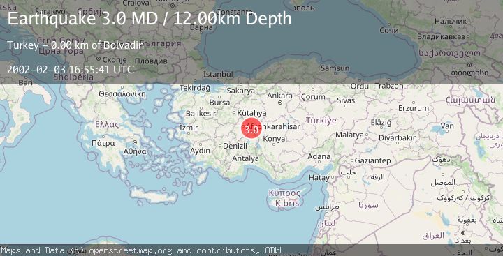 Map of WESTERN TURKEY