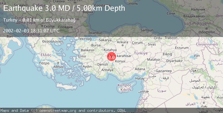 Map of WESTERN TURKEY