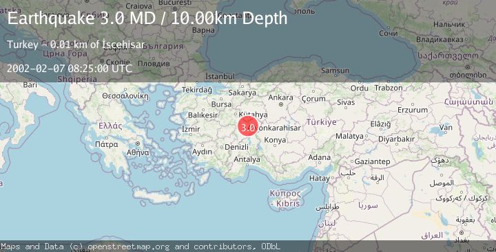 Map of WESTERN TURKEY