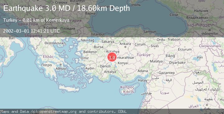 Map of WESTERN TURKEY