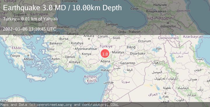Map of CENTRAL TURKEY
