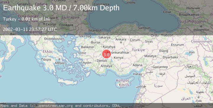 Map of WESTERN TURKEY