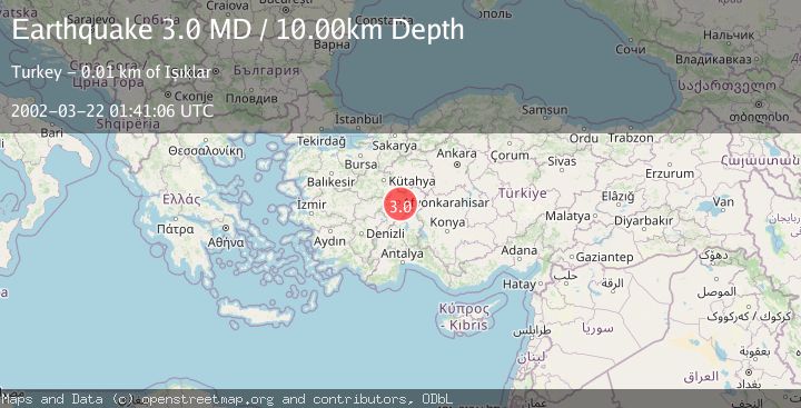 Map of WESTERN TURKEY