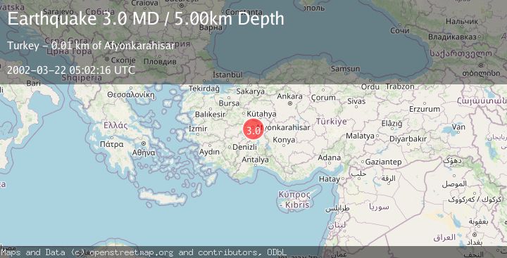 Map of WESTERN TURKEY