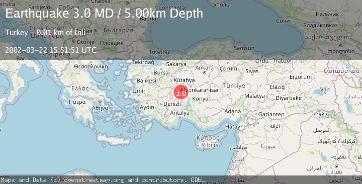 Map of WESTERN TURKEY