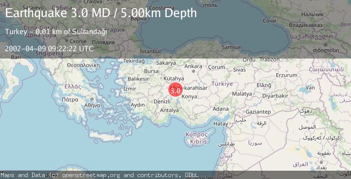 Map of WESTERN TURKEY