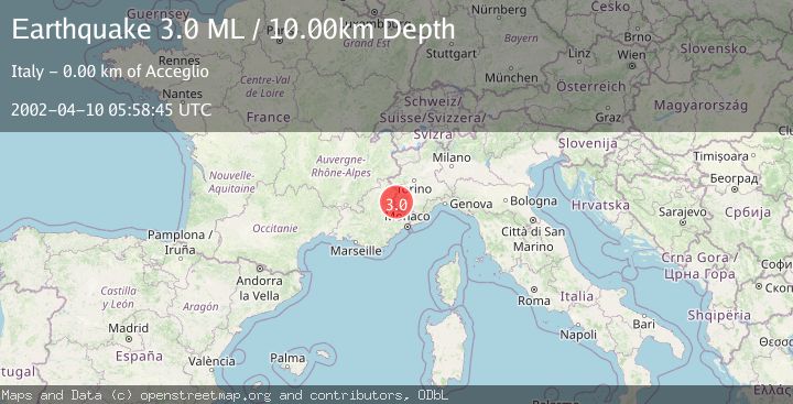 Map of NORTHERN ITALY