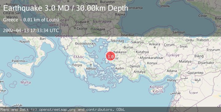 Map of NEAR THE COAST OF WESTERN TURKEY