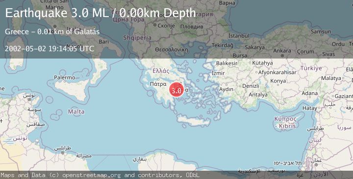Map of SOUTHERN GREECE