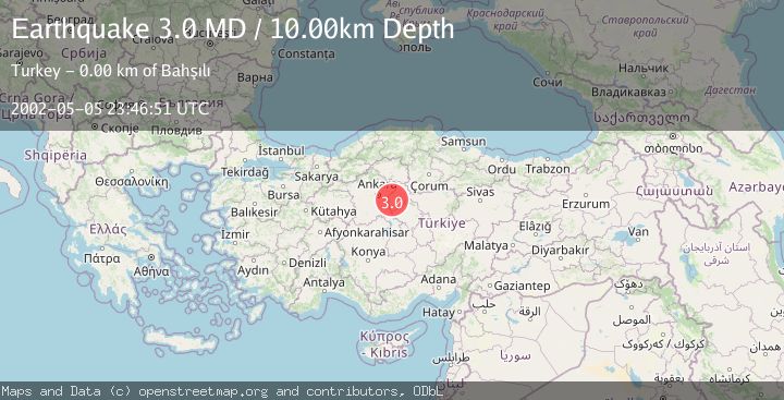 Map of CENTRAL TURKEY