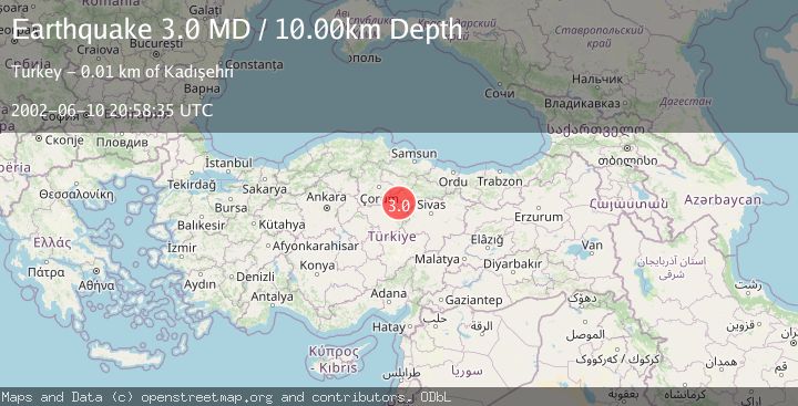 Map of CENTRAL TURKEY