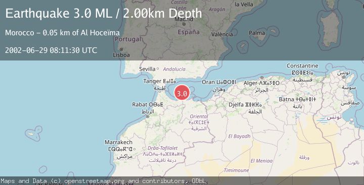 Map of STRAIT OF GIBRALTAR